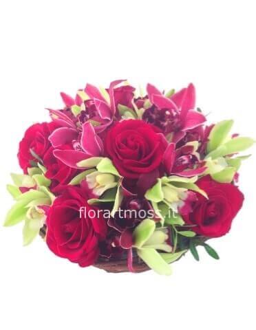Centrotavola - Composizione con rose