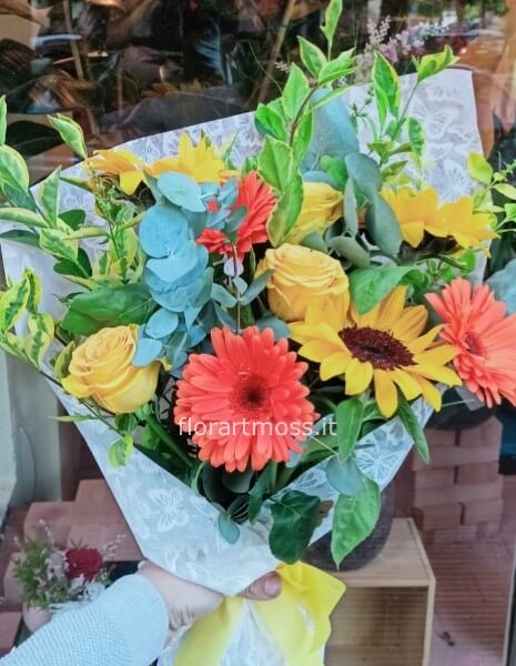 Mazzo di fiori colorati